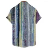 Männer Casual Shirts 2022 Sommer Kurzarm Hemd Tier Stoff Muster 3D All-print Hawaiian männer Strand