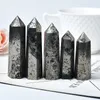 Decoration Craftss Natural Hematite Crystal Point Healing Stone Obelisk Pyrite Beautiful Ornament for Home Decor Energy Stone Pyra2245274