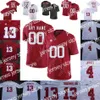 Abbigliamento da football americano universitario Maglia Alabama Crimson Tide DeMeco Ryans 21 Dre Kirkpatrick 4 Mark Barron Dwight Stephenson Chris Samuels Antonio Langham Barrett Jo