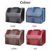 Crocodile Pattern Trunk Storage Box PU Leather Large Storage Bag Folding Organizer Boxs For Car Waterproof Auto Accessories