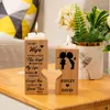 Candle Holders To My Wife I Love You Holder Personalized Couple Names Wooden Heart Candleholder Gift From Husband