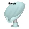 Soap Dishes Tree Leaf Laundry Dish Shape Box Toilet Shelf Vertical Suction Cup Wall Hanging Bathroom Holder