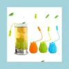 Kaffe te-verktyg Sile Owl Tea Siler Söta väskor Matklass Creative Loose-Leaf Infuser Filter Diffuser Fun Accessories FY5568 Drop DHXCX