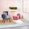 Tapijten moderne abstracte kunst aquarel geel roze vloerkleedruimte voor woonkamer slaapkamer studeren tapijt niet-slip vloermat