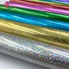 Window Stickers 8pcs 20x25cm Bundle Holographic Heat Transfer Iron On Tshirt Clothing And Other Fabric Xmas Home Decoration DIY For