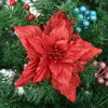 Decorative Flowers Fake Christmas Flower Charming Simulation Waterproof Fadeless Durable Pography Props