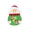 Flatvaruuppsättningar Årets dekorationer Tabeller gaffeluppsättningar Christmas Hat Storage Tool Cover Mini Santa Claus Cap Xmas Decor #02