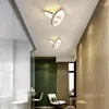 Chandeliers Modern Indoor LED Corridor Lamp Chandelier Living Room Lustres Bedroom Dining Fixture Hallway Light Minimalist Kitchen