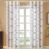 Curtain Sheer Curtains Embroidered Football Tulle For Children Boys Living Room Bedroom White Voile