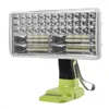 Portabla lyktor LED -larm Arbetslampor Elektrisk fackla Spotlight Car Lamp för Ryobi Power Tools 14.4V 18V Lithium Nickel One