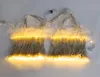 Outdoor Low Voltage LED Curtain Icicle Lights String Waterproof LED Background Christmas Family Party Decoration Lamp