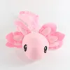 2022NEW Cartoon Cute de salamandra boneca axolotl de pelúcia brinquedo mexicano dinossauro hexagonal boneca zm1014