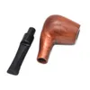 HORNET cigarette Pipes à huile en verre en bois Pipe à fumée de tabac Pipe en bois rouge avec accessoires pour fumeurs stylo jetable shisha vape