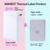 Stampanti Niimbot Originale D101 Etichetta termica Stampante classica Mini INCHLESS D110 Bluetooth Wireless Cable Jewelry Maker Paper 221014
