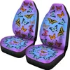 Car Seat Covers Butterfly Lover Front Cover Gift Custom Seats Pair Of Colorful Print