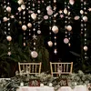 Christmas Decorations Birthday Wedding Party Decoration Ornament 4m Twinkle Circle Star Hanging Garland Year Decor