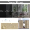 Curtain Summer Thermal Insulated Blackout For Living Room Heat Resistant Large Size Waterproof Patio Drapes Panel Decor
