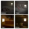 Veilleuses capteur de mouvement lumière LED prise ue 220V Mini pour la maison chambre couloir éclairage escalier WC lampe de chevet