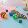 Decompressie Speelgoed 3D Naaktslakken Fidget Slug speelgoed Puzzel kinderen variabele vent decompressie rups Inductie voor volwassen Anti-angst xm