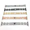 Bracelet Lad Diamond Metal Strap Apple Watch 41mm 45mm 40 44mm 38mm 42mm Bands Inlaid Jewelry Watchbands for Iwatch Ser 8 7 6 5 SE 4 3 Wristbands bands