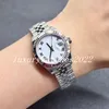 NF Super Factory Watch Luxe dames 31 mm Wit Romeinse Digitaal roestvrijstalen resistent zilveren jubileum automatische mechanische saffierglassport horloges