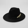 Gorro/caveira tampas especiais chapas de feltro homens fedora chapéus com cinto mulheres vintage tamas tampas fedora fedora jazz hat chapau femme feutre panaman chat t221026