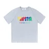 トラップスターメンズTシャツデザイナーレターファッションコットンカジュアル半袖高級ヒップホップストリートスポーツTシャツクラシックデザイン50ess