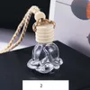 Diffusori Bottiglia di profumo per auto Decorazione in vetro per borse Pendente 8ml Ornamento Deodorante per oli essenziali Diffusore Fragranza Tasca portaoggetti Bottiglie vuote P1014