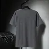 Men's T Shirts Breathable T-shirt Men Summer Short Sleeve Tshirt Cool Casual Solid Color Tops Tees Male V-neck Shirt Plus Size 11XL HA160