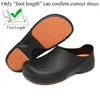 Sandals High Quality Men's Non Slip EVA Kitchen Chef Shoes For Men Cook Waterproof Oil-Proof Resistant Big Size