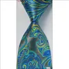 Neck Ties Mens Floral Tie Silk Necktie Gold Blue Jacquard Party Wedding Woven Fashion Design Gz7201116 7Of1J Drop Delivery 2022 Acce Ote37