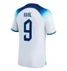 2022 V￤rldscupen Kane Sterling Soccer Jerseys 2023 Rashford Sancho Grealish Mount Foden Henderson Maguire Angleterre 23 23 Football Shirt Men Kids Women Kit Socks