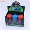 Rookaccessoires Plastic slijpmachines met opslagtank en potten roken droog kruiden tabakslijpende accessoires 420