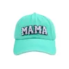 Mama Casquettes de Baseball Alphabet Brodé Queue de Cheval Chapeaux Rétro Vintage Prêle En Plein Air Solaire Sport Casquette À Visière Réglable D'été Casquette RRE15241