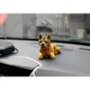 Car Organizer Bobbling Head Mini Puppy Dog Figurine Dashboard Decoration Nodding Shaking Toys For Kids Room - Shepherd