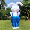 Trajes infláveis ​​de coelhinho da Páscoa Anime Mascote Polar Bear Rabit Rabbit Fancy Halloween Festas de festa de Natal para adultos