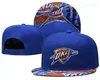 Chapéus de basquete de verão Caps Sport Snapback time ajustável Shai Gilgeous-Alexander Luguentz Dort Darius Bazley Stretch Hip Hop Men