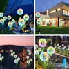 Dandelion Solar Garden Lights Wodoodporne dekoracje podwozia LED