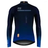 Racing Jackets Spring Autumn Men's Cycling Jersey Long Sleeve Mtb Sport Riding Shirt Quick Drying Cycle Clothing Jacket