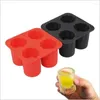 Moules de cuisson uniquement Bar Party Brink Ice Play Forme Cool Cube Freeze Moul Maker Moule Casse d'été 4 tasses Style