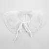 Fliegen Linbaiway Koreanische Weiß Gefälschte Kragen Für Frauen Blume Stickerei Hohle Spitze Abnehmbare Kragen Revers Falsche Weibliche Schal