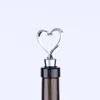 심장 모양의 금속 와인 스토퍼 병 스토퍼 파티 파티 결혼식 선물 선물 밀봉 된 pourer 부엌 바 용품 도구 BBB16294