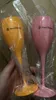 Akryl OBREAKABLE CHAMPAGNES VIN GLASSES Akryl Veuve Pink Orange Champagne Flutes hela partiet Bröllopsdekoration7854530