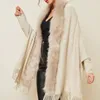 Women's Fur 2022 Warm Coat Women's Fashion Slim Fit Cardigan Jacket Winter Ladies Elegant Collar Parka Women