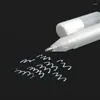 1Pcs White Gel Pen Set 1mm Fine Tip Sketching Pens For Artists Black Papers Drawing Design Illustration Art Supplies