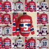 1909-1999 Film Retro CCM Hockey Trikot Stickerei 4 Jean Beliveau 10 Guy Lafleur 9 Maurice Richard 5 Bernie Geoffrion 1 Jacques Plante Vintage Trikots