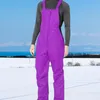 Skiing Pants Bib Ski Outdoor Waterproof And Windproof Warm Overalls Double-Layer Insulated