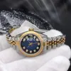 5 Star V5 Version Lady Watch 31mm NF Made Automatic Mechanica Acciaio inossidabile Quadrante blu Lunetta scanalata Orologio da polso perpetuo con zaffiro bicolore