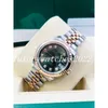 NF factory V5 lady watch 31mm green Dial rose gold silver strap Automatic Mechanical two tone jubilee Asia 2813 movement lady Wristwatches gift