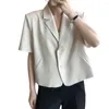 Women's Suits Casual Summer Thin Short Type Suit Jacket Blazer Versatile Draped Sense